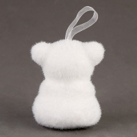 Игрушка из пенопласта «Мишки» с розовым бантиком, 8 см Игрушка из пенопласта «Мишки» с розовым бантиком, 8 см