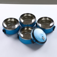 Ланч бокс с отделениями, контейнер для еды "Доляна", 2 л, 4 уровня, сохраняет тепло 3 ч, 14 х 26 см Ланч бокс с отделениями, контейнер для еды "Доляна", 2 л, 4 уровня, сохраняет тепло 3 ч, 14 х 26 см