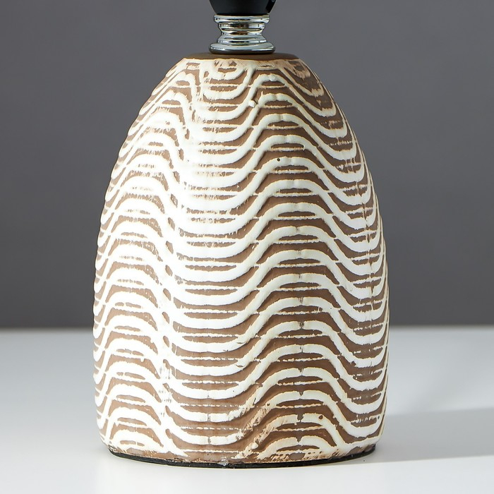 Лампа настольная 16720/1 E14 40Вт шоколадный 16,5х16,5х28 см RISALUX