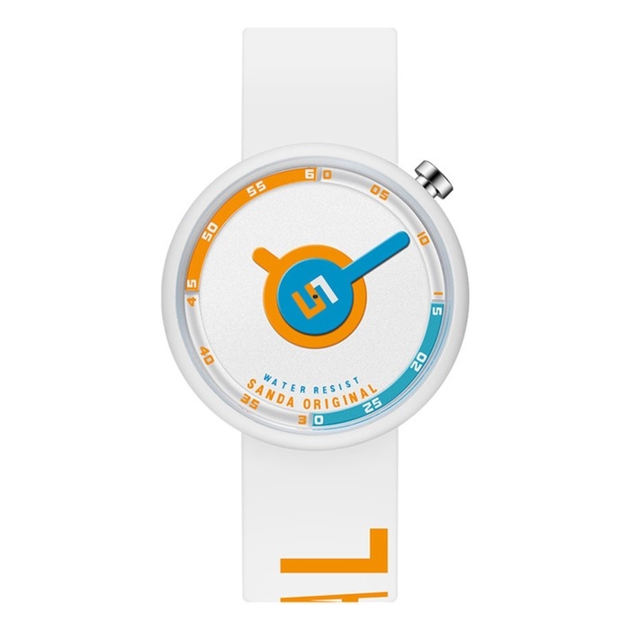 Часы наручные, d-4 см, водонепроницаемые, ремешок силикон, белые Часы наручные, d-4 см, водонепроницаемые, ремешок силикон, белые