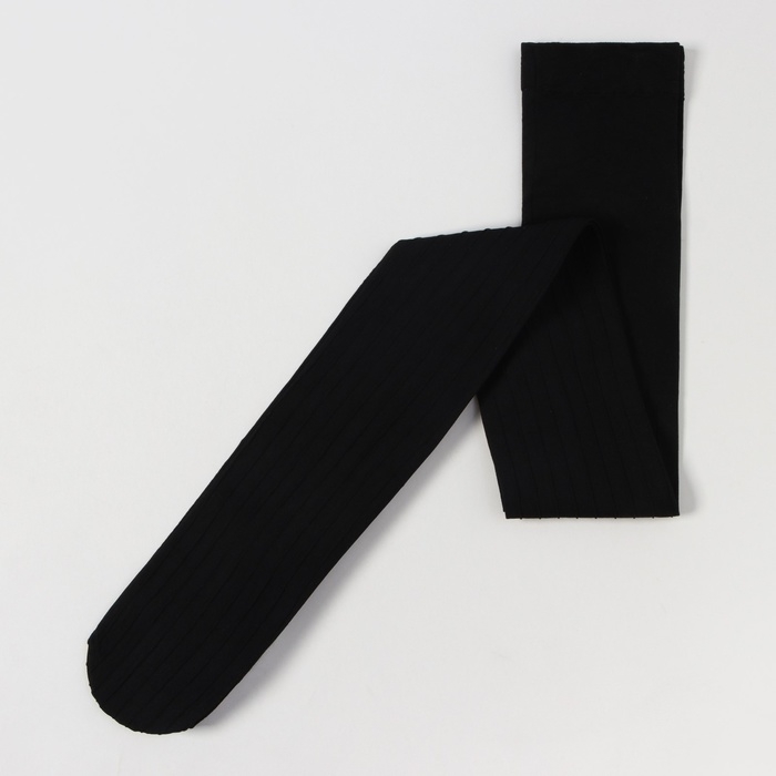 Колготки детские MINAKU цвет черный, рост 122-128 (6-8 л)