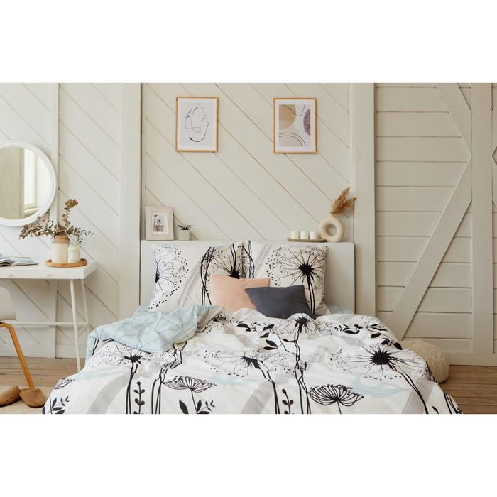 Постельное белье "Этель" 2 сп Одуванчик 175*215 см, 200*220 см, 70*70 см -2 шт, бязь