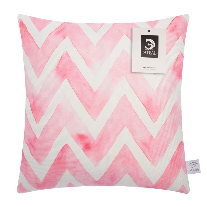 Наволочка декоративная Этель Акварель»Нежность» 40х40 см, велюр Наволочка декоративная Этель Акварель»Нежность» 40х40 см, велюр