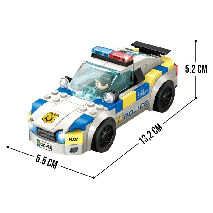 Конструктор &laquo;Полиция. Стритрейсеры&raquo;, 327 деталей