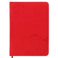 Ежедневник недатированный А6, 100 листов в линейку, обложка пвх, МИКС