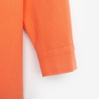 Рубашка для девочки джинсовая KAFTAN, размер 36 (134-140 см), цвет оранжевый