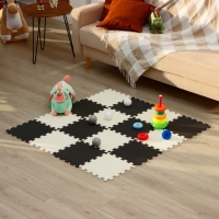 Мягкий пол универсальный, 33 &times; 33 см, цвет серый