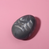 Расчёска массажная, 9 &times; 7 см, цвет серый