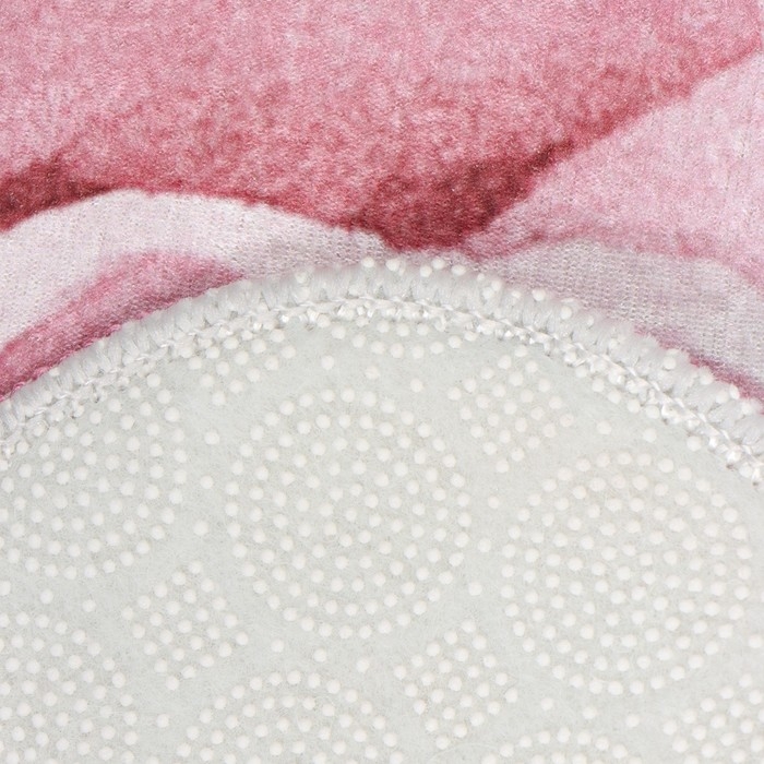 Коврик для ванной Этель Bloom with grace 67х57±2см, 100% п/э, велюр Коврик для ванной Этель Bloom with grace 67х57±2см, 100% п/э, велюр