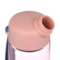 Бутылка для воды, 550 мл, 22.5 х 6.7 см, сито, розовая Бутылка для воды, 550 мл, 22.5 х 6.7 см, сито, розовая