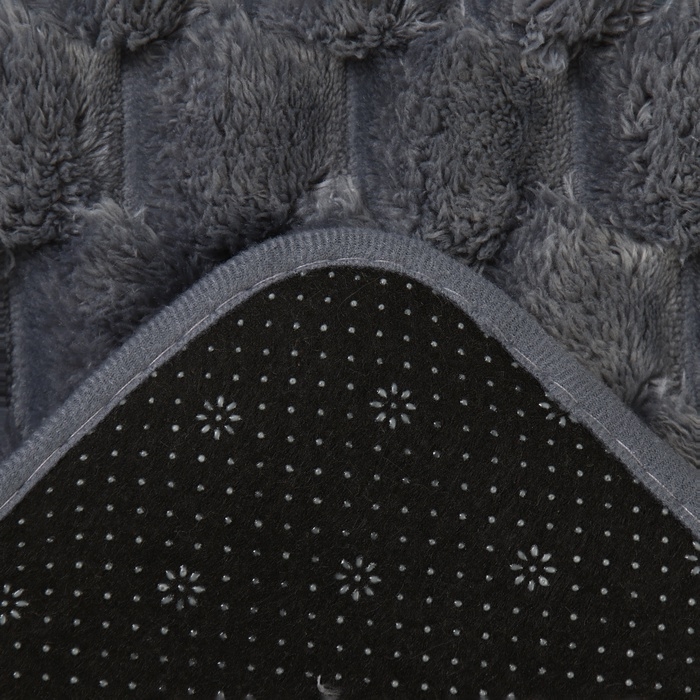 Коврик для ванной Этель Коврик для ванной Этель "Ромбы", цв. серый, 40х60 см