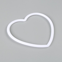 Основа для творчества и декора &laquo;Сердце&raquo;, набор 15 шт., размер 1 шт. &mdash; 10 &times; 10 &times; 0,53 см