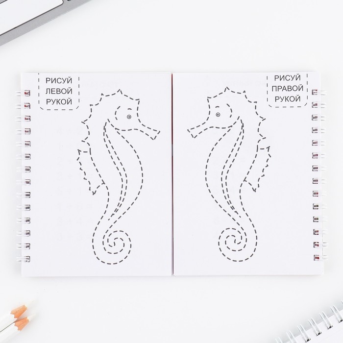 Подарочный набор двойной блокнот с заданиями и ручка &laquo;Волшебные единороги&raquo;