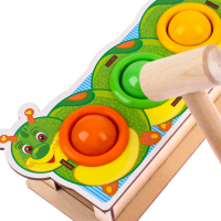 Стучалка-сортер &laquo;Гусеница&raquo;, с молотком, МИКС