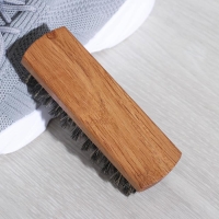 Щётка для обуви, 13&times;4 см, 80 пучков, натуральный волос