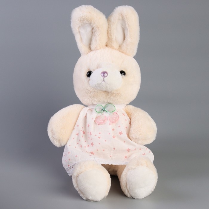 Мягкая игрушка Little Friend, зайка в белом платье, 31 см