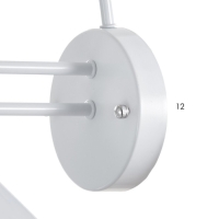 Бра "Бравер" Е27 белый 26х26х30 см