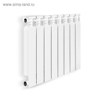 Радиатор биметаллический Oasis, 500 х 80 мм, 8 секций Радиатор биметаллический Oasis, 500 х 80 мм, 8 секций