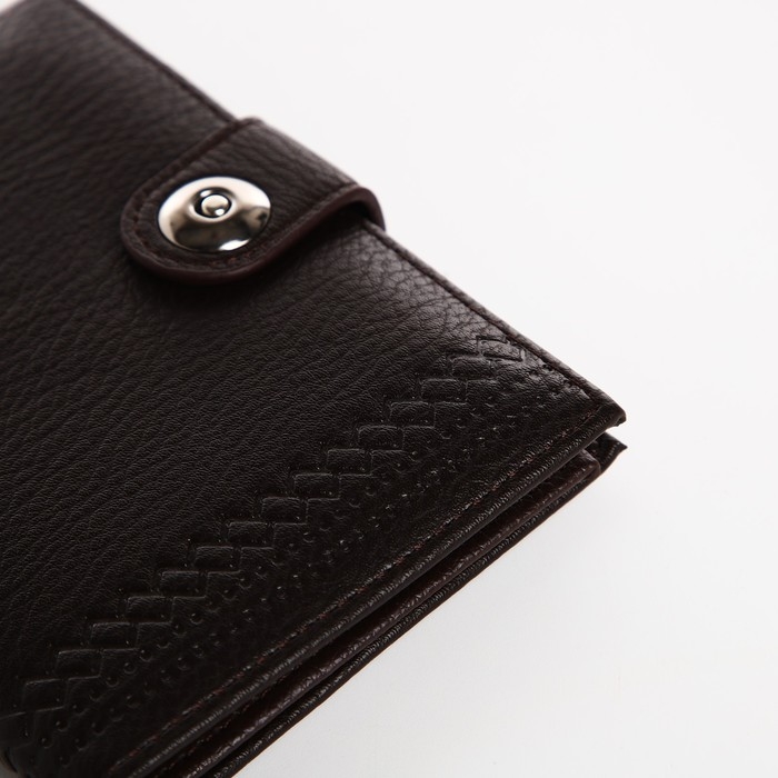 Обложка для документов 2 в 1: автодокументы, паспорт, цвет чёрный Обложка для документов 2 в 1: автодокументы, паспорт, цвет чёрный