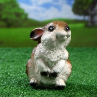 Садовая фигура "Заяц веселый" 14х10х16см Садовая фигура "Заяц веселый" 14х10х16см