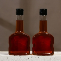 Новогодний подарочный набор косметики &laquo;Командир&raquo;, гель для душа и шампунь для волос во флаконах коньяка, 2 х 250 мл, Новый Год