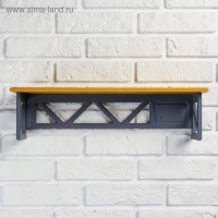 Полка Лофт, 49&times;14&times;14 см, желтая