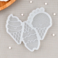 Силиконовый молд для леденцов и шоколада &laquo;Мороженое микс&raquo;, 7,5&times;4, 7,5&times;5 см, цвет прозрачный