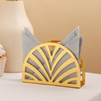 Салфетница Mercy, 13&times;9&times;3 см, цвет золотой
