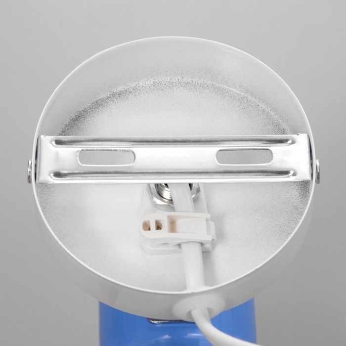 Бра с проводом "Севантос" Е27 40Вт синий 9х9х14 см