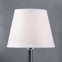 Лампа настольная "Севилья" 1х40Вт Е27 хром 21х21х38 см RISALUX