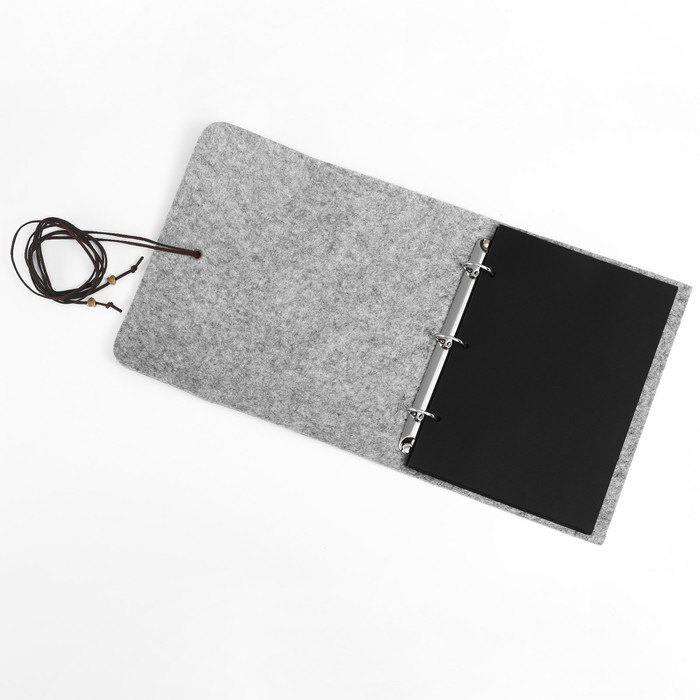 Фотоальбом войлок 30 листов "Сердечко"  25х23 см