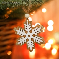 Подвеска новогодняя «Снежинка» Подвеска новогодняя «Снежинка»