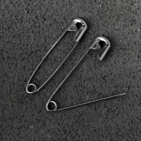 Булавки английские, 38 мм, 100 шт, цвет серебряный