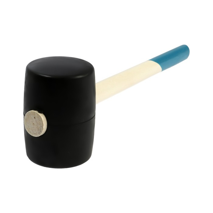 Киянка ТУНДРА, деревянная рукоятка, черная резина, 1100 г Киянка ТУНДРА, деревянная рукоятка, черная резина, 1100 г