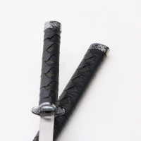 Сув. изделие катаны 3в1 на подставке, ножны кожзам, черные ромбы 47/70/89см Сув. изделие катаны 3в1 на подставке, ножны кожзам, черные ромбы 47/70/89см