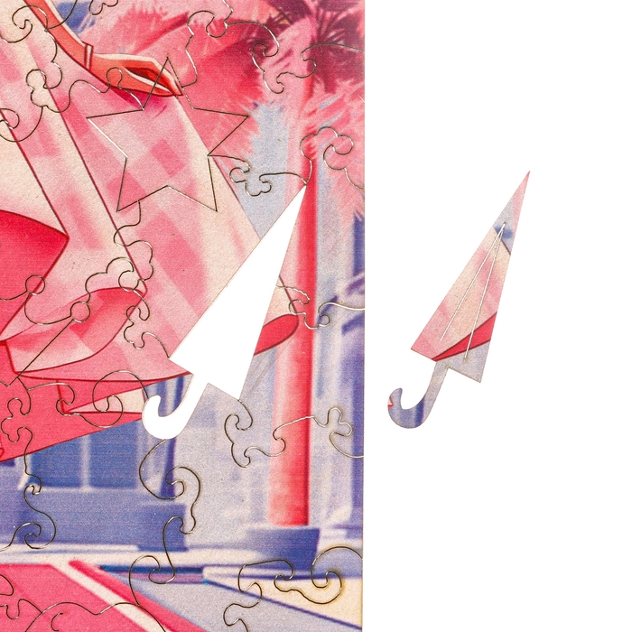 Пазл деревянный фигурный &laquo;Любимая кукла&raquo;, 80 элементов