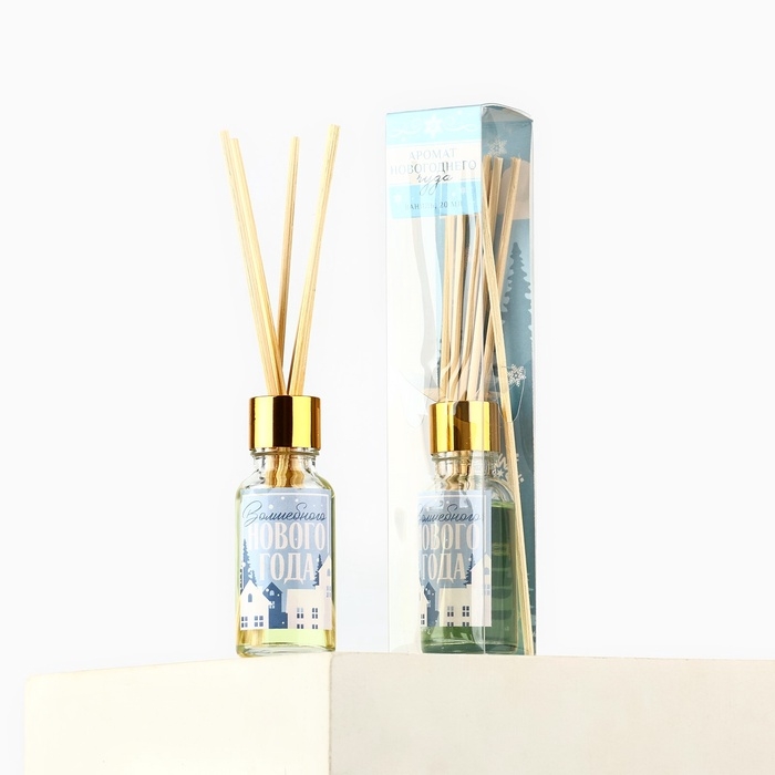 Аромадиффузор ароматический палочки «Новогодняя коллекция: Волшебного нового года», ваниль, 20 мл. Аромадиффузор ароматический палочки «Новогодняя коллекция: Волшебного нового года», ваниль, 20 мл.