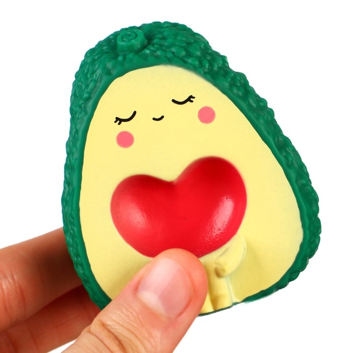 Набор резиновых игрушек для ванны &laquo;Авокадики&raquo;, 6,5 см, 2 шт, Крошка Я