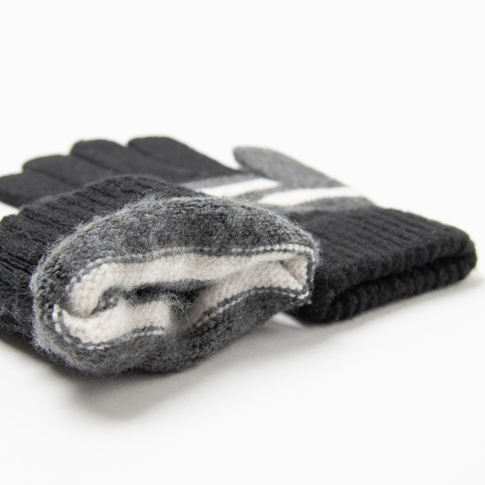 Перчатки детские, цвет чёрный, размер 18 Перчатки детские, цвет чёрный, размер 18