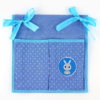 Органайзер для хранения вещей на детскую кроватку 2 отделения и настольная корзинка «Сладкий сыночек» Органайзер для хранения вещей на детскую кроватку 2 отделения и настольная корзинка «Сладкий сыночек»