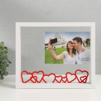 Фоторамка МДФ 10х15 см "История любви" 23,7х4х20 см Фоторамка МДФ 10х15 см "История любви" 23,7х4х20 см