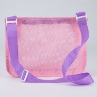 Сумка пляжная детская для девочки, 24х20х10 см, для песочницы, цвет розовый