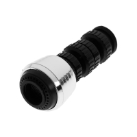 Аэратор ZEIN Z3600, поворотный, на шарнире, 2 режима, хром/черный Аэратор ZEIN Z3600, поворотный, на шарнире, 2 режима, хром/черный