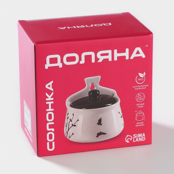 Солонка Доляна &laquo;Флора и Фауна&raquo;, 600 мл, 14&times;10&times;14 см