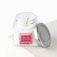 Ароматическая свеча "Aroma mood", аромат белый чай Ароматическая свеча "Aroma mood", аромат белый чай