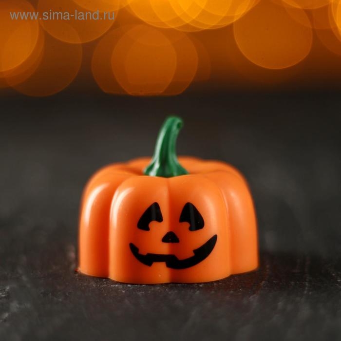 Свеча «Тыква», светодиодная, виды МИКС Свеча «Тыква», светодиодная, виды МИКС