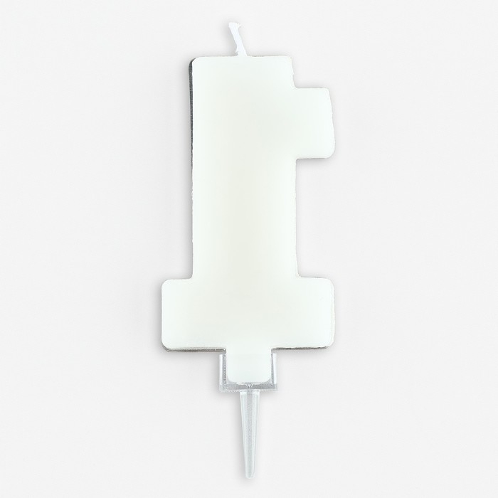 Свеча для торта, цифра с шейкером «1» , 9,5 х 4 см Свеча для торта, цифра с шейкером «1» , 9,5 х 4 см