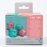 Контейнер для детского питания Мишка 2, 150 мл, цвет бирюзовый Контейнер для детского питания Мишка 2, 150 мл, цвет бирюзовый