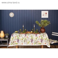 Скатерть "Этель" Фруктовый сад 149х180см, 100% хлопок, саржа 190 г/м2