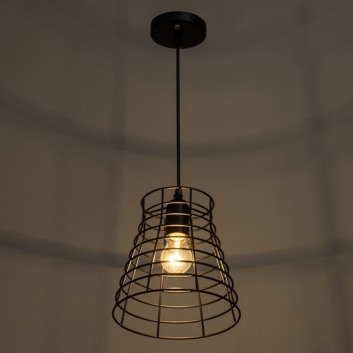 Светильник BayerLux Светильник BayerLux "Крона" Е27 40Вт черный 20х20х18-118см